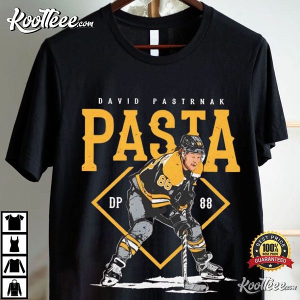 David Pastrnak Boston Bruins NHL Hockey Pasta Vintage T-Shirt