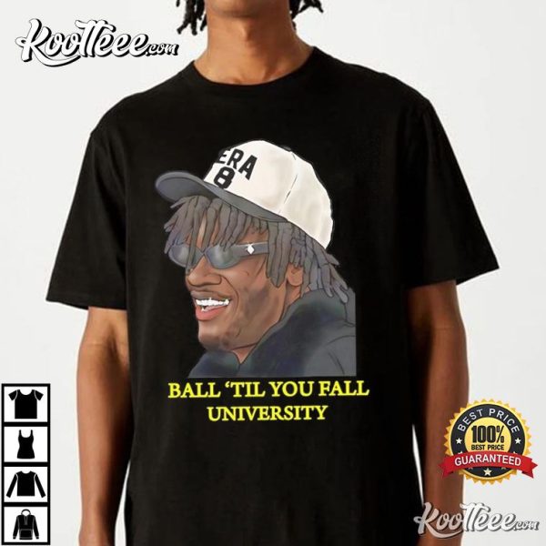 Lamar Jackson Era 8 Ball ‘Til You Fall University T-Shirt