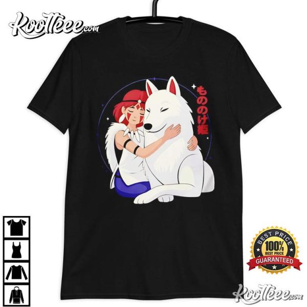 Princess Mononoke Wolf Ghibli T-Shirt