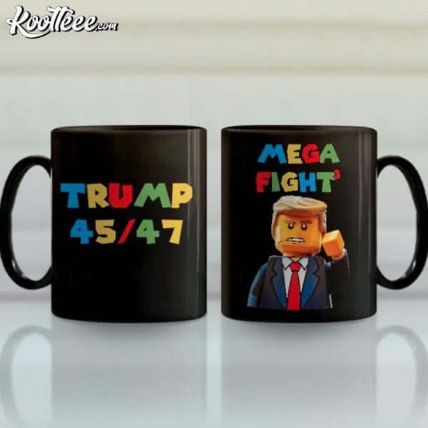 Lego Donald Trump President 45-47 Mega Fight Mug