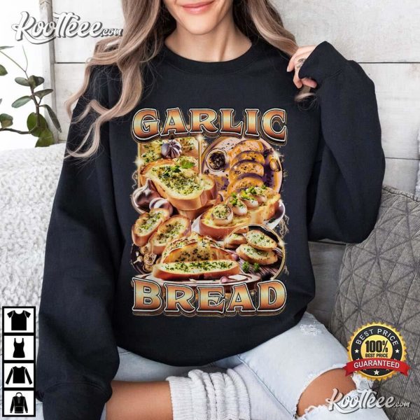 Garlic Bread Food Meme Bootleg Vintage 90s T-Shirt