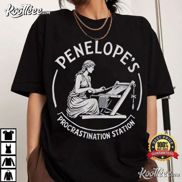 Penelope’s Procrastination Station The Odyssey Greek Mythology T-Shirt