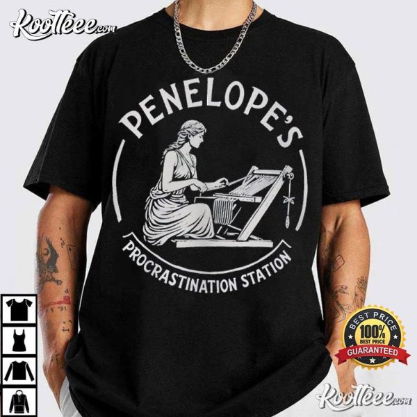 Penelope’s Procrastination Station The Odyssey Greek Mythology T-Shirt