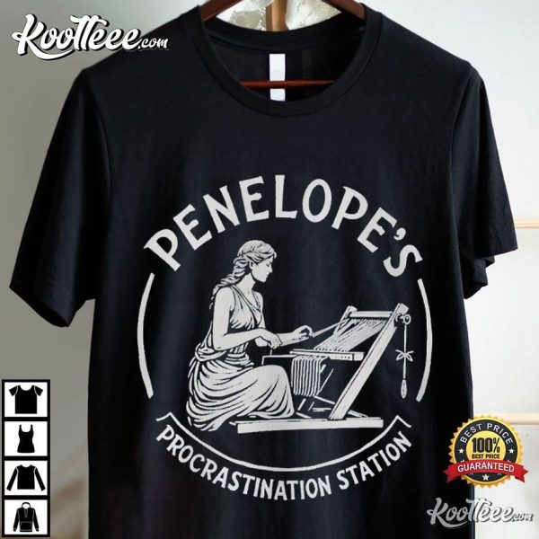 Penelope’s Procrastination Station The Odyssey Greek Mythology T-Shirt