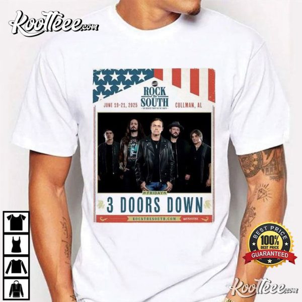 3 Doors Down Rock The South T-Shirt