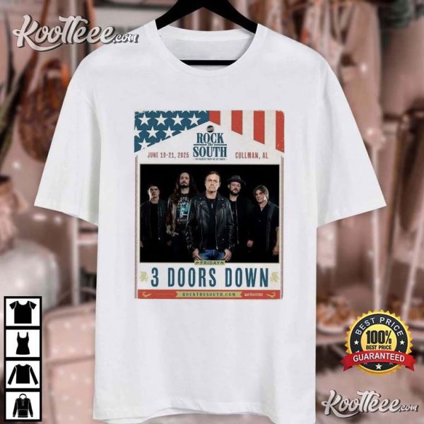 3 Doors Down Rock The South T-Shirt