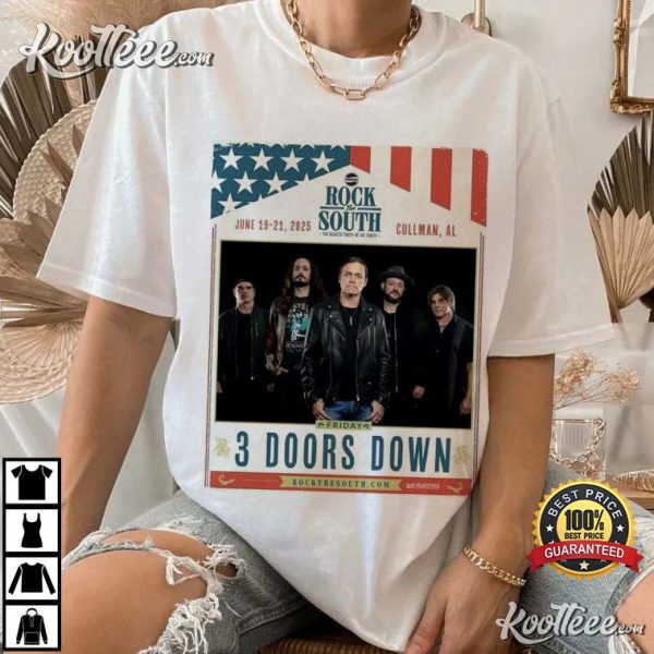 3 Doors Down Rock The South T-Shirt