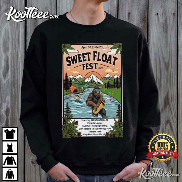 Sweet Float Fest April 17-20 2025 Huntsville Arkansas Poster T-Shirt