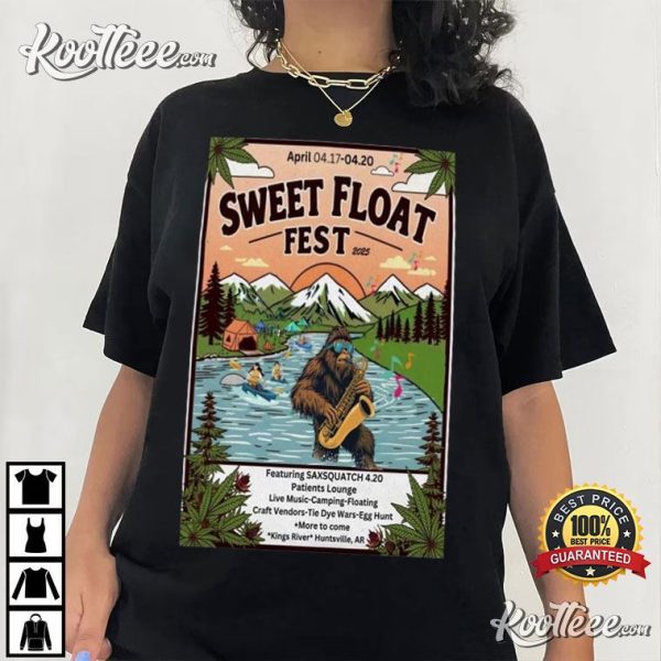 Sweet Float Fest April 17-20 2025 Huntsville Arkansas Poster T-Shirt