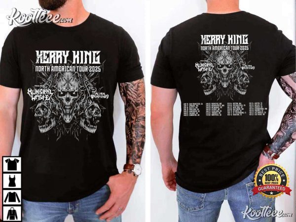 Slayer Kerry King North American Headline Tour Merchandise T-Shirt