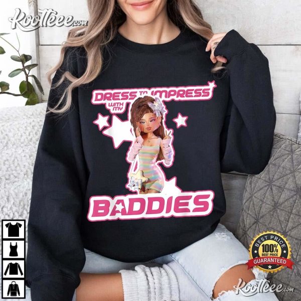 Play Dress To Impress With My Baddies Runway Diva DTI Robux T-Shirt