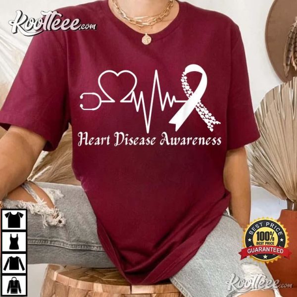 Heart Disease Awareness Go Red In February T-Shirt