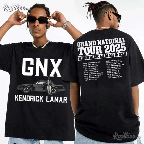 Kendrick Lamar GNX Grand National Tour Merch T-Shirt