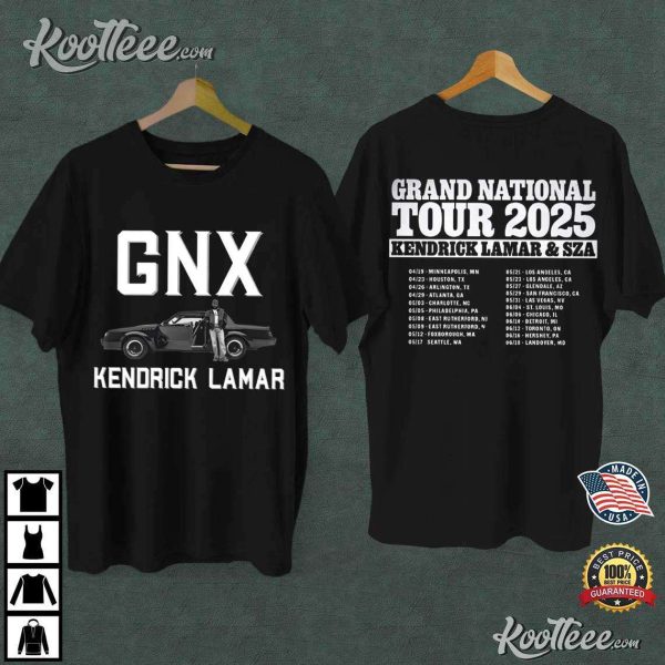 Kendrick Lamar GNX Grand National Tour Merch T-Shirt