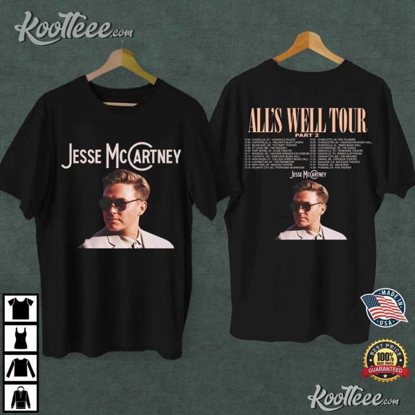 Jesse McCartney All’s Well Tour Part 2 T-Shirt