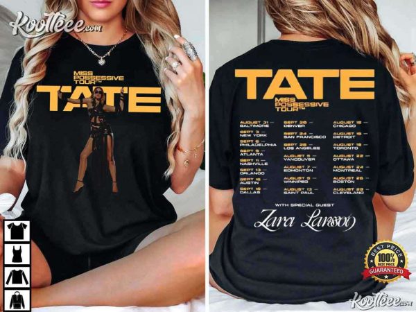 Tate McRae Miss Possessive World Tour 2025 Gift T-Shirt