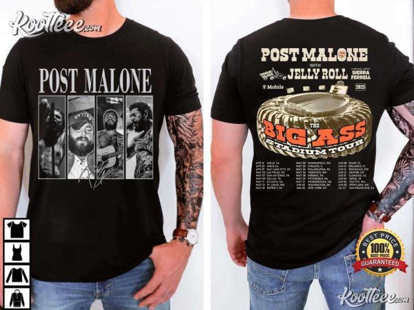 Vintage Post Malone Big Ass Stadium Tour T-Shirt