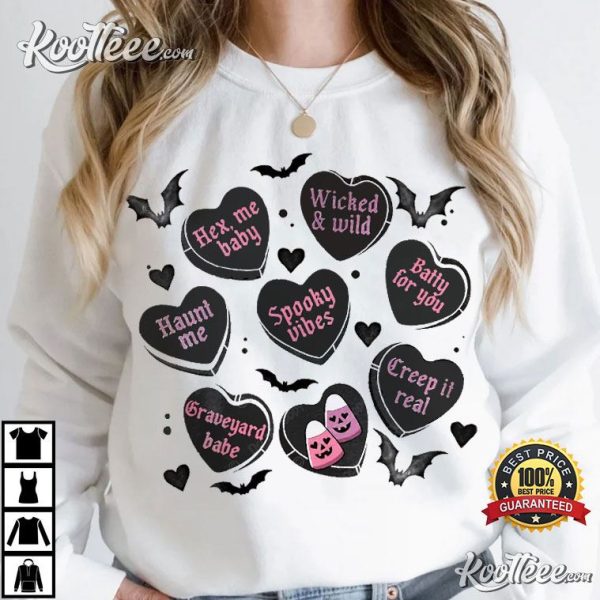 Spooky Valentines Day Halloween T-Shirt