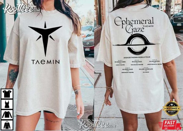 Taemin Shinee Ephemeral Gaze World Tour T-Shirt