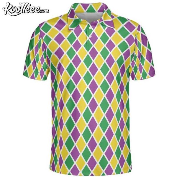 Mardi Gras Arglye Festival Polo Shirt