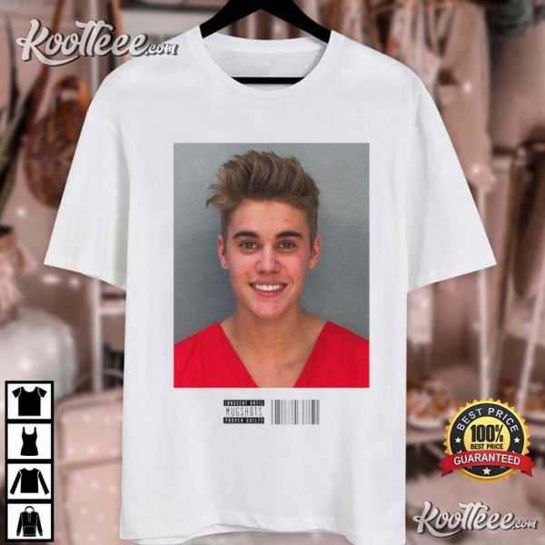 Justin Bieber Mugshot T-Shirt