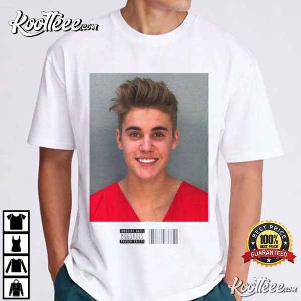 Justin Bieber Mugshot T-Shirt