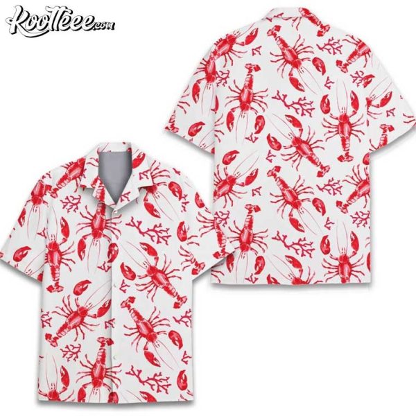 Lobster Crawfish Summer Hawaiian Shirt