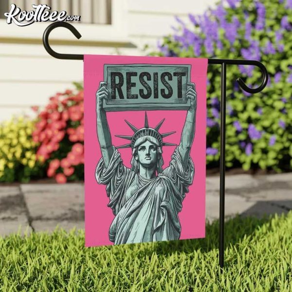 Statue Of Liberty Holding Resist Pro Women’s Rights Flag