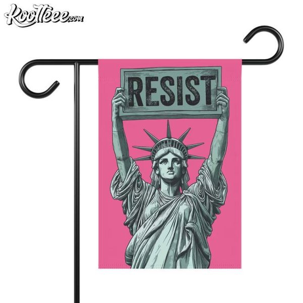 Statue Of Liberty Holding Resist Pro Women’s Rights Flag