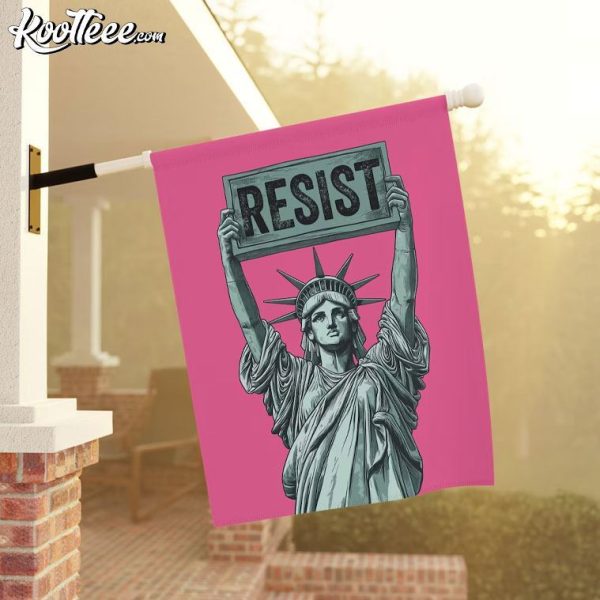 Statue Of Liberty Holding Resist Pro Women’s Rights Flag