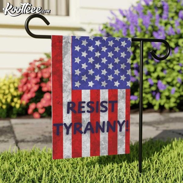 Resist Tyranny Democratic Resistance American Flag