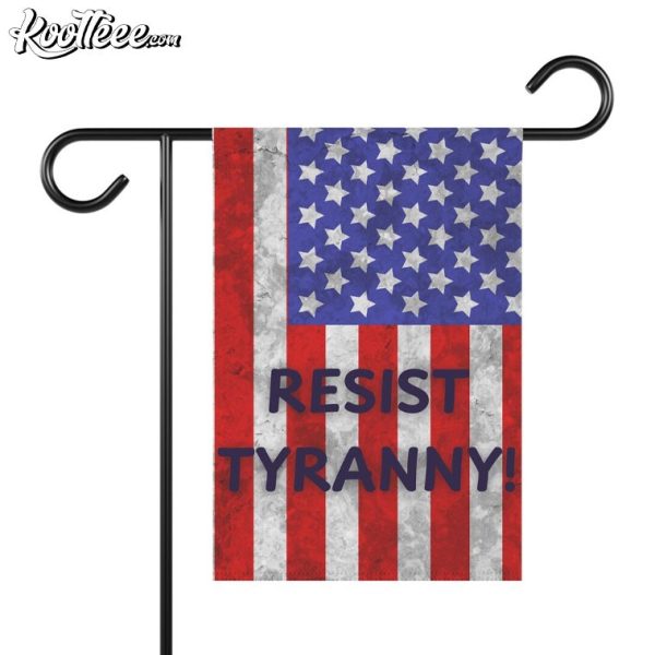 Resist Tyranny Democratic Resistance American Flag