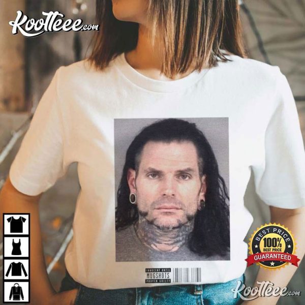 Jeff Hardy Mugshot Wrestling Fan T-Shirt