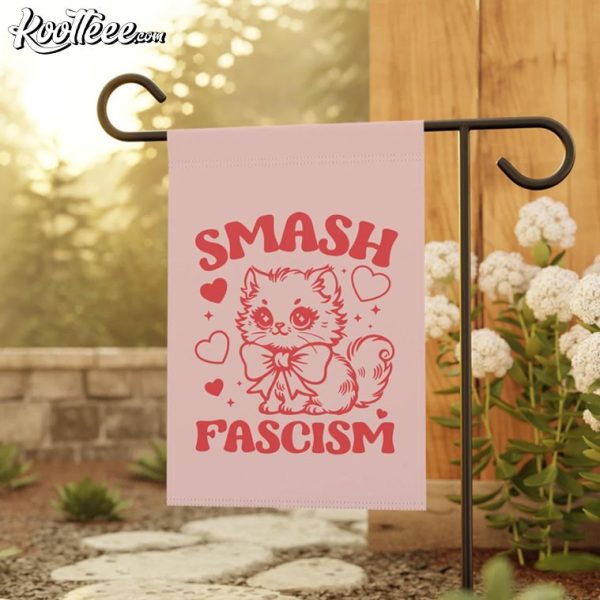 Smash Fascism Leftist Antifascist Protest Flag