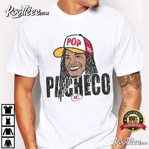 Isiah Pacheco Pop Hat KC Chiefs T-Shirt