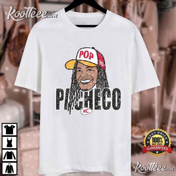 Isiah Pacheco Pop Hat KC Chiefs T-Shirt