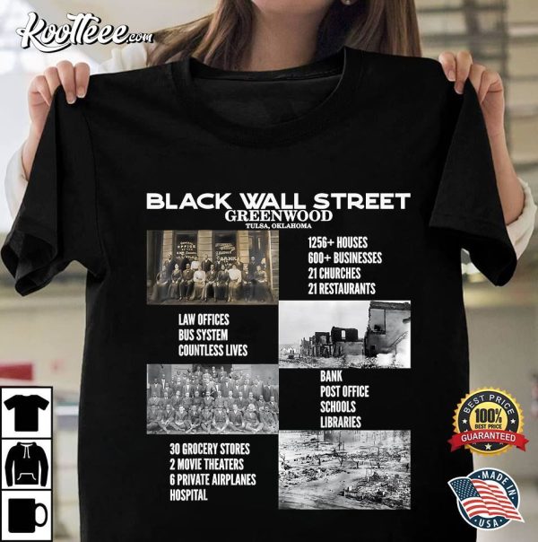 Black Business Black Wall Street Black History Month T-Shirt