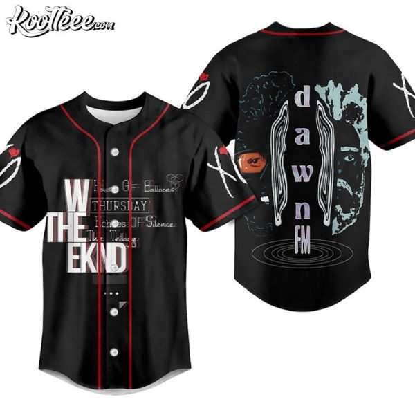 The Weeknd Dawn FM House Of The Balloons Baseball Jersey