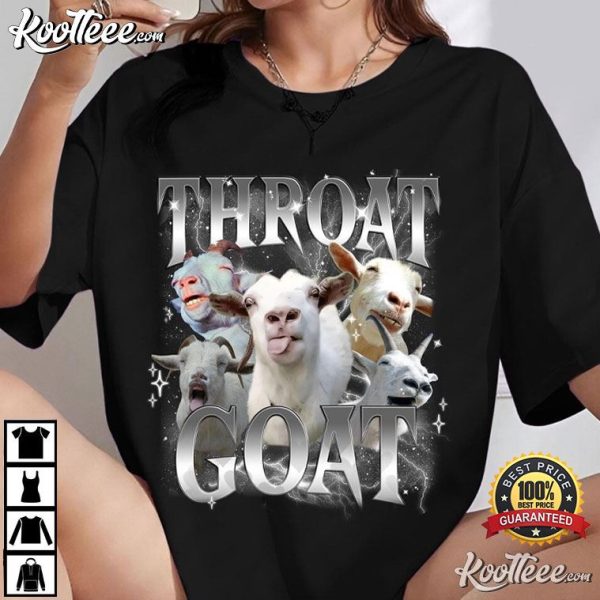 Throat Goat Funny Meme Bootleg Rap T-Shirt