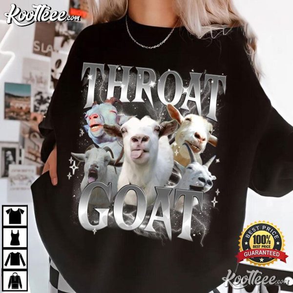 Throat Goat Funny Meme Bootleg Rap T-Shirt