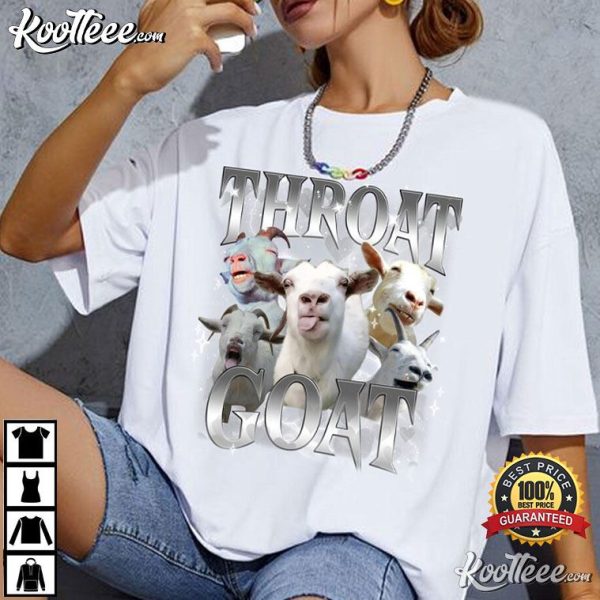 Throat Goat Funny Meme Bootleg Rap T-Shirt