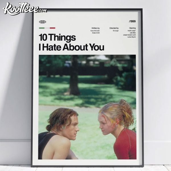 10 Things I Hate About You 1999 Movie Poster