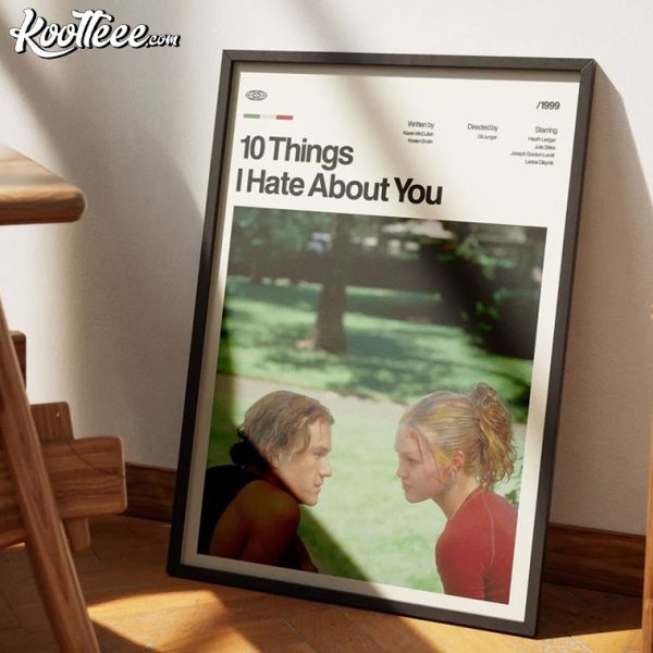 10 Things I Hate About You 1999 Movie Poster