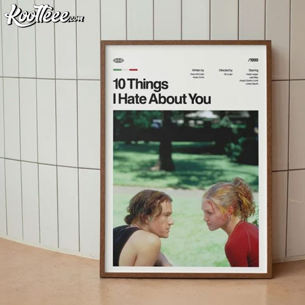 10 Things I Hate About You 1999 Movie Poster