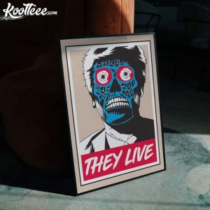 They Live Vintage John Carpenter Horror Movie Poster They Live Vintage John Carpenter Horror Movie Poster (2)