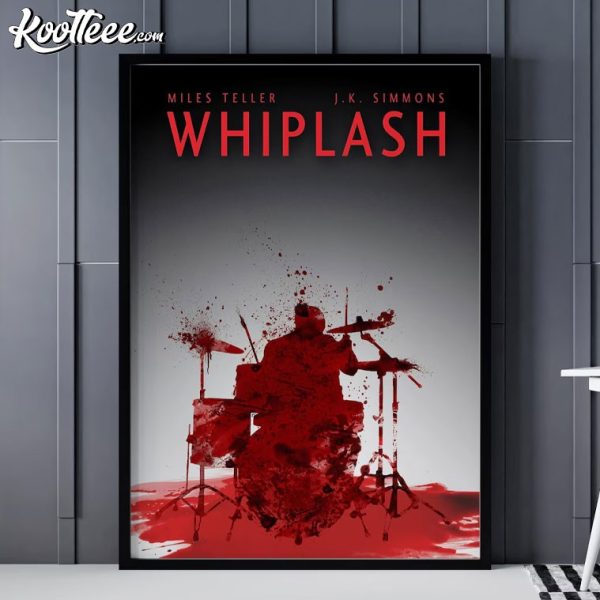 Whiplash Jazz Drummer Movie Poster