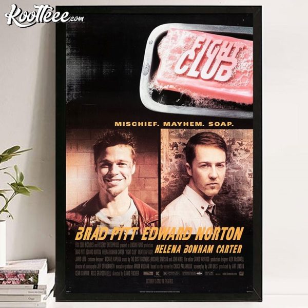 Fight Club Brad Pitt Edward Norton Movie Poster