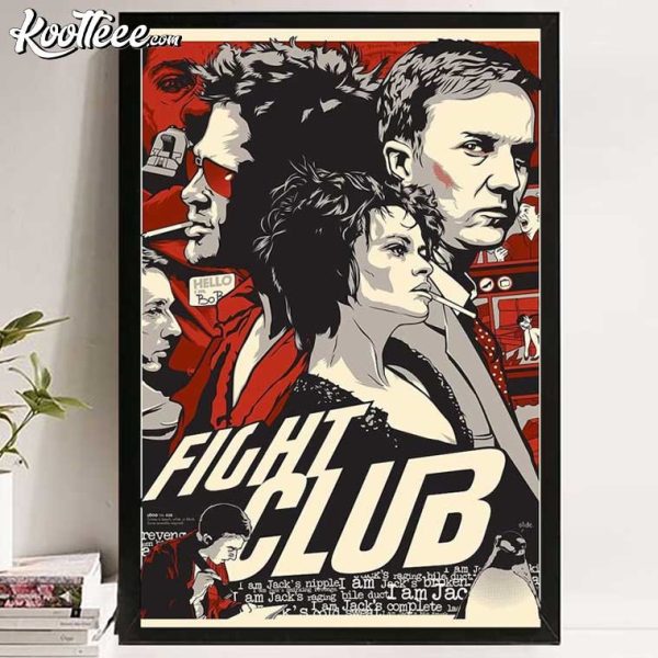 Fight Club Movie Wall Art Decor Poster