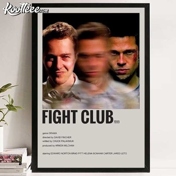 Fight Club 1999 Movie Gift For Fan Poster