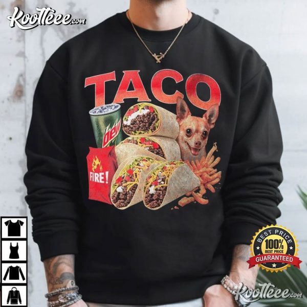 Taco Funny Meme 90s Bootleg T-Shirt